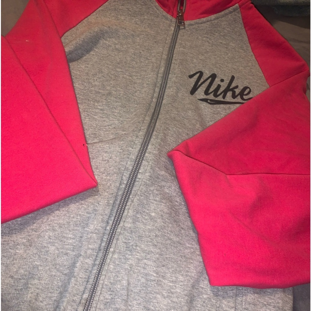 PINK NIKE HOODIE